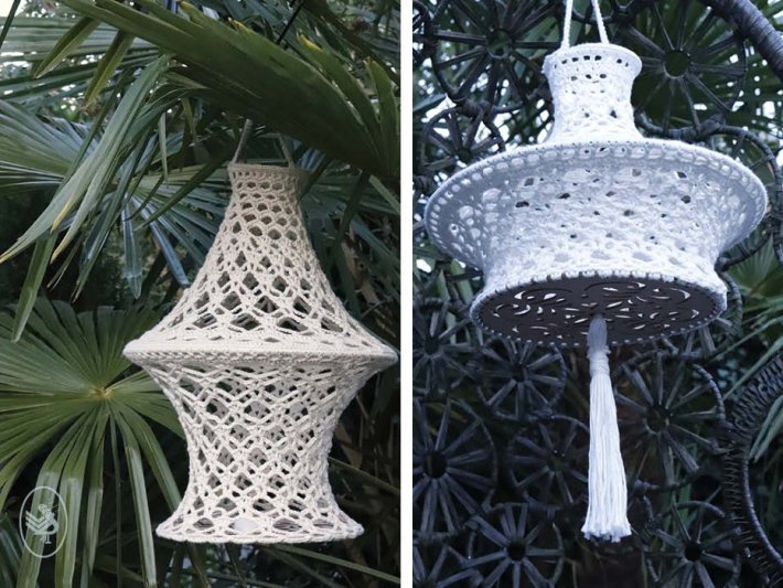 Mandala lampionnen - gehaakt - Durable Double Four
