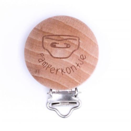 Pamperkontje houten speenclips Durable