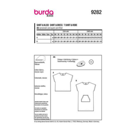 9282 Burda Naaipatroon | Jurk en shirt