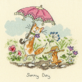 Sunny Day Aida Bothy Threads Cross Stitch Kit