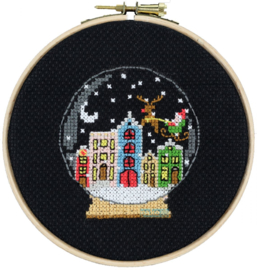 Snow Globe Aida Pako Embroidery Kit