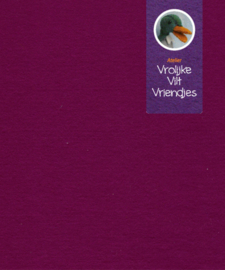 7 paars-rood wolvilt