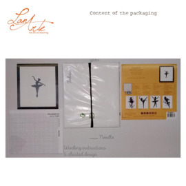 Ballet silhouette I - evenweave - Lanarte telpakket
