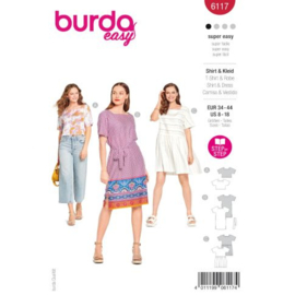 6117 Burda Naaipatroon | Jurk en T-shirt