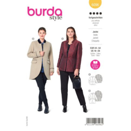 6096 Burda Naaipatroon | Jas in variatie