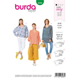 6266 Burda Naaipatroon | Blouse in Variaties