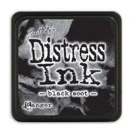 Black soot | Distress Mini ink pad | Ranger Ink