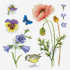 Garden Sampler 2 Voorbedrukt Borduurpakket Needleart World