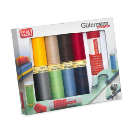 Sew-All Thread set With Textile Glue Gütermann
