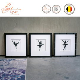 Ballet silhouette III - evenweave - Lanarte telpakket
