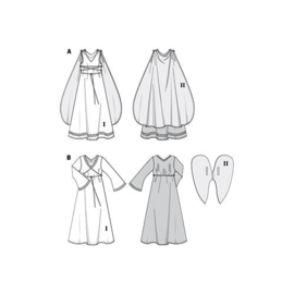 2437 Burda Naaipatroon | Romeinse jurk in variaties