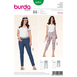 6951 Burda Naaipatroon | Broek in variatie
