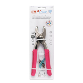 Pink Vario Pliers and Press Fastener set Prym Love