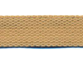 Sand/Beige 25mm/1" Cotton Look Bag Straps