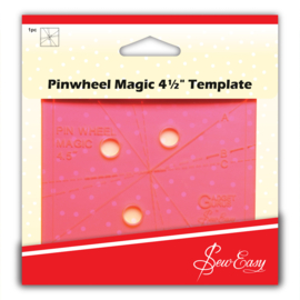 Pinwheel Magic 4.5"Template Sew Easy