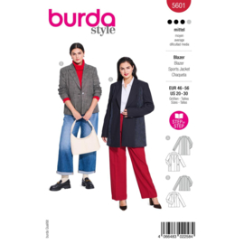 5601 Burda naaipatroon - Blazer in variatie