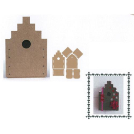 3D Vogelhuisje MDF 4mm Trap | Restyle