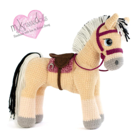 Pony amigurumi - MyKrissieDolls Kristal Droog-Dekkers