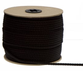 5mm Black Cotton Cord