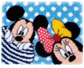 Mickey en Minnie Kiekeboe Knoopkleed Vervaco