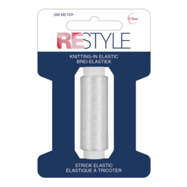 Knitting-in Elastic 0.5 mm transparent 200 meter Restyle 