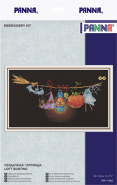 Loft Bunting Aida Panna Embroidery Kit