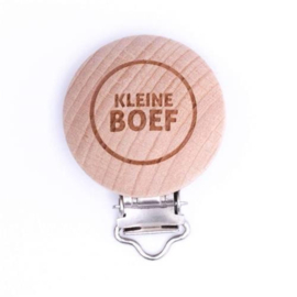 Kleine boef houten speenclips Durable