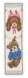 Birth Bears Aida Bookmarks Cross Stitch Kit Vervaco