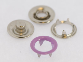 Lilac 9mm Messing Type #122 Baby Snap Fastener