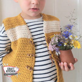 Kindervestje met Naam Haken Durable Cosy Fine