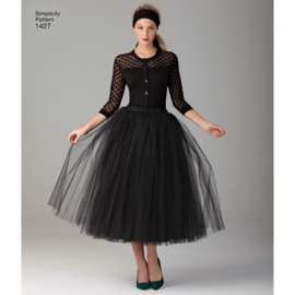 1427 D5 Simplicity Naaipatroon | Petticoat met variatie maat 30-38