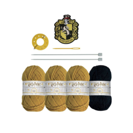 Hufflepuff Bobble Hat Knit Kit | Harry Potter
