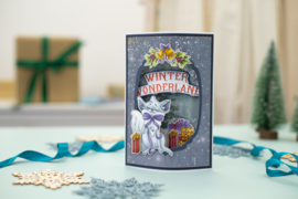 Winter wonderland | Vintage Snowman | Clear acrylic stamp | Crafter's Companion