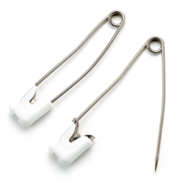 Nappy Pins, Stainless Steel 55mm/2.2" Prym