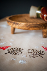 Moderne kerstmotieven Voorbedrukt tafelkleed - Vervaco