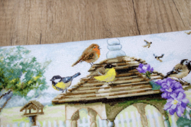 Bird Table Aida Borduurpakket - Leti Stitch