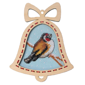 Distelvink -  Kruissteek telpakket  14x11cm - Orchidea