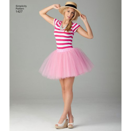 1427 D5 Simplicity Naaipatroon | Petticoat met variatie maat 30-38