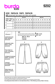 9202 Burda Naaipatroon | Broek in variatie