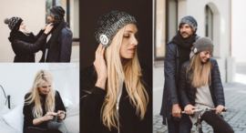 Beanies with Interchangeable Headphones Earebel & SMC