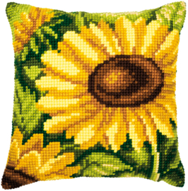 Sunflower Canvas Cushion Vervaco