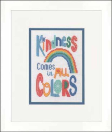 Kindness Colors Aida Borduurpakket - Dimensions