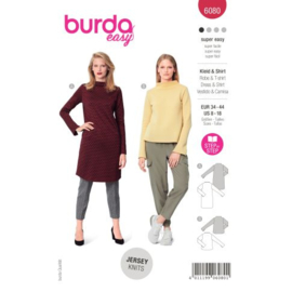 6080 Burda Naaipatroon | Jurk en shirt in variatie