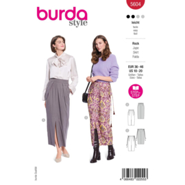 5604 Burda naaipatroon - Rok in variatie
