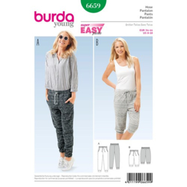 6659 Burda Naaipatroon | Broek in variaties