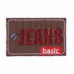 58V10 Brown Jeans ReStyle Applique Patch 