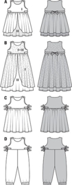9460 Burda Naaipatroon - Jurk in variaties en overall