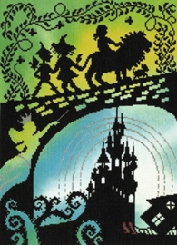 Fairy Tales: Wizord of Oz Aida telpakket Bothy Threads