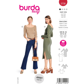 5738 Burda Patroon - Jurk en Shirt