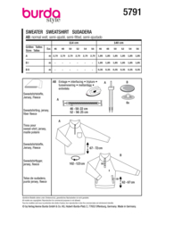 5791 Burda Naaipatroon | Sweater in variatie
